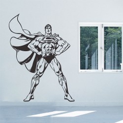 Superman Vinyl Wall Art Decal (WD-0457)