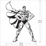 Superman Vinyl Wall Art Decal