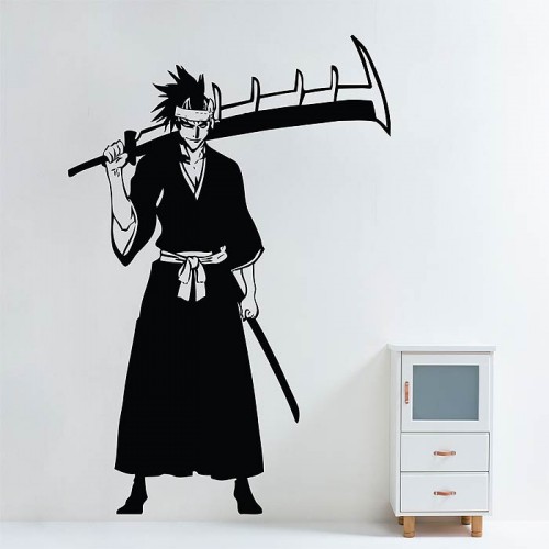 สติกเกอร์ติดผนัง Renji Abarai from Bleach Wall Sticker 