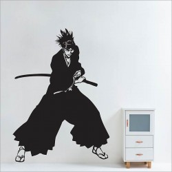 Renji Abarai Bleach Wandaufkleber Wandtattoo (WD-0459)