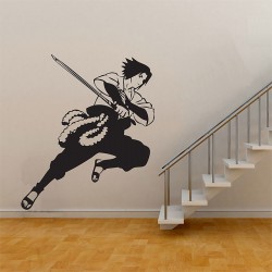 Sasuke Uchiha from Naruto Anime Vinyl Wall Art Decal (WD-0460)