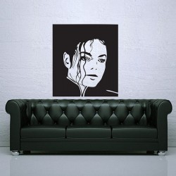 Michael Jackson King of Pop Vinyl Wall Art Decal (WD-0469)