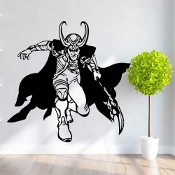 The Avengers Loki Vinyl Wall Art Decal (WD-0483)