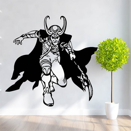 The Avengers Loki Vinyl Wall Art Decal