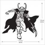 The Avengers Loki Vinyl Wall Art Decal