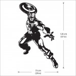 Captain American Vinyl Wall Art Decal 