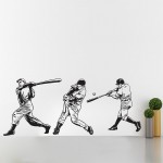 Baseball Character 2 Sport Vinyl Wall Art Decal 