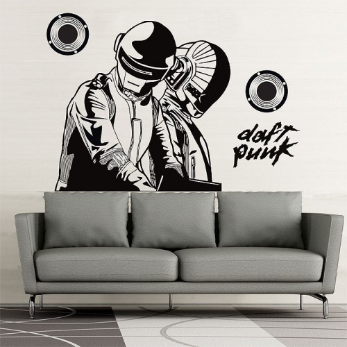 DJ Daft Punk Vinyl Wall Art Decal 