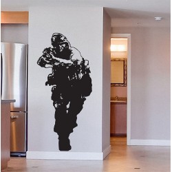 สติกเกอร์ติดผนัง Call of Duty 4 Modern Warfare Wall Sticker (WD-0566)