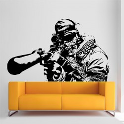 Call of Duty Sniper Vinyl Wall Art Decal (WD-0569)