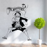 Monkey D. Luffy Straw Hat Pirates One Piece Vinyl Wall Art Decal 