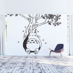 สติกเกอร์ติดผนัง Totoro under the Tree Wall Sticker (WD-0594)