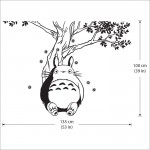 Totoro under the Tree Vinyl Wall Art Decal