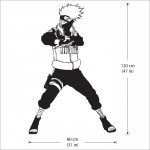 Hatake Kakashi Fighter Naruto Vinyl Wall Art Decal