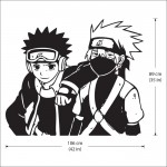 Kakashi and Obito Naruto Wandaufkleber Wandtattoo