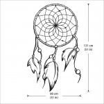 Dreamcatcher Version 1 Wandaufkleber Wandtattoo