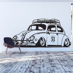 Herbie Beatle VW Car Vinyl Wall Art Decal (WD-0662)