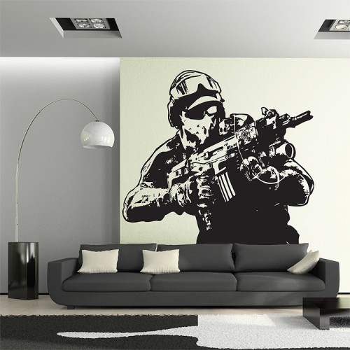 สติกเกอร์ติดผนัง Ghost Recon Wall Sticker 