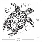 Sea Turtle Ocean Vinyl Wall Art Decal 