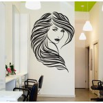 Beauty Hair Salon Vinyl Wall Art Decal 