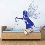 สติกเกอร์ติดผนัง นางฟ้าแฟรี่ Wall Sticker