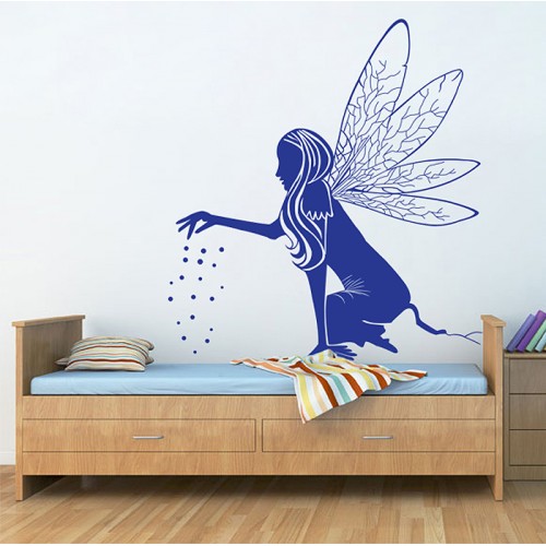 สติกเกอร์ติดผนัง นางฟ้าแฟรี่ Wall Sticker