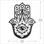 Hand of Fatima The Hamsa and Your Vinyl Wall Art Decal 