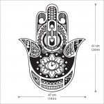 Hand of Fatima The Hamsa and Your Vinyl Wall Art Decal 