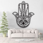 Hand of Fatima The Hamsa Vinyl Wall Art Decal 