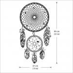 สติกเกอร์ติดผนัง ดรีมแคชเชอร์  ตาข่ายดักฝัน  Dreamcatcher  P.1 Wall Sticker 