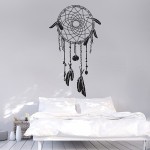 สติกเกอร์ติดผนังดรีมแคชเชอร์ ตาข่ายดักฝัน Dreamcatcher P.4 Wall Sticker 