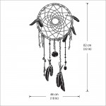 สติกเกอร์ติดผนังดรีมแคชเชอร์ ตาข่ายดักฝัน Dreamcatcher P.4 Wall Sticker 