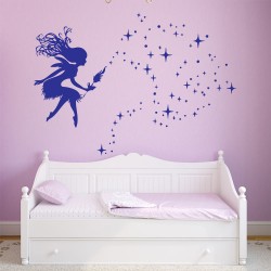 สติกเกอร์ติดผนัง นางฟ้าแฟรี่ Fairy Wall Sticker (WD-0731)