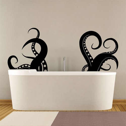 Large Octopus Tentacles V.3 Vinyl Wall Art Decal