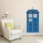 TARDIS Doctor Who Color Vinyl Wall Art Decal 