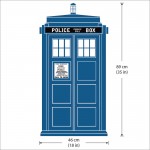 TARDIS Doctor Who Color Vinyl Wall Art Decal 