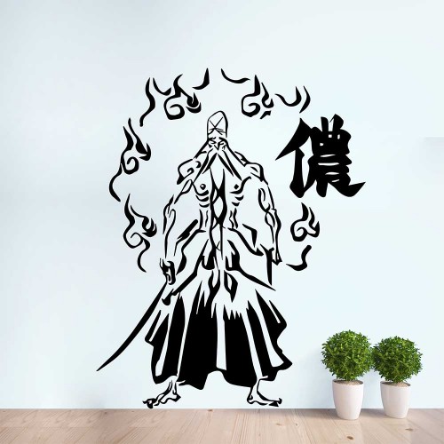 Bleach Genryusai Shigekuni Yamamoto  Wandaufkleber Wandtattoo