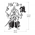 Bleach Genryusai Shigekuni Yamamoto  Wandaufkleber Wandtattoo