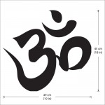 Hindu om aum symtol buddhism Vinyl Wall Art Decal