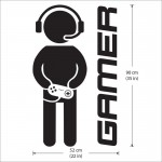 Gamer Vinyl Wall Art Decal