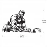 Bodybuilding Vinyl Wall Art Decal 