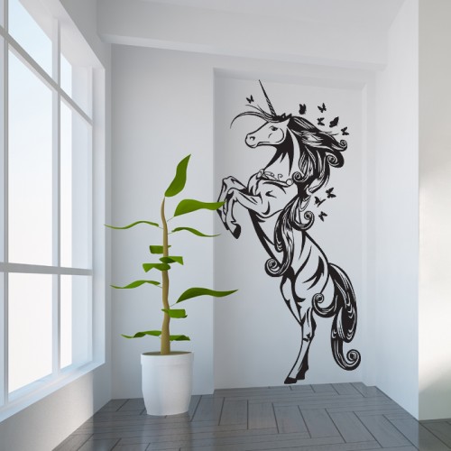 Unicorn Beautiful Vinyl Wall Art Decal 