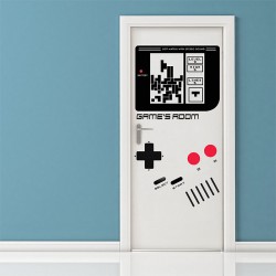 Gameboy Classic Tür Wandaufkleber Wandtattoo (WD-0813)