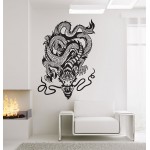 Chinesische Drache Wandaufkleber Wandtattoo 