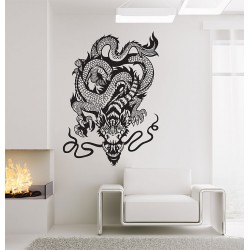 Chinesische Drache Wandaufkleber Wandtattoo (WD-0822)