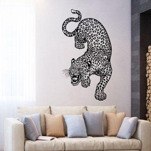 สติกเกอร์ติดผนัง Leopard Wall Sticker