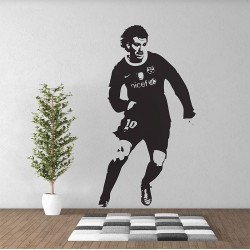 สติกเกอร์ติดผนัง เลียวเนล เมสซี Lionel Messi Football Wall Sticker (WD-0843)