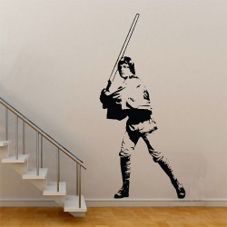 สติกเกอร์ติดผนังสตาร์ วอร์ส Star Wars Luke Skywalker Wall Sticker (WD-0848)