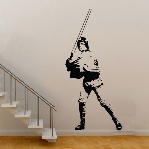 Star Wars Luke Skywalker Vinyl Wall Art Decal