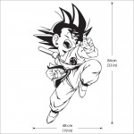 Dragonball Goku kid Vinyl Wall Art Decal 